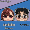 Dandadan Peak Stickers - Master Biggles