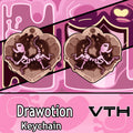 Drawotion Fossilized Keychain