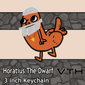 HoratiusTheDwarf Dickbutt Keychain