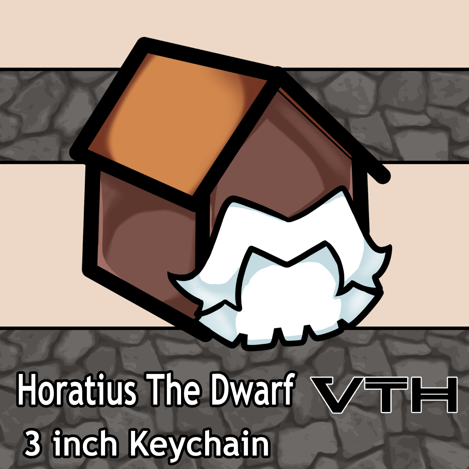 HoratiusTheDwarf Life Is A Shed Keychain