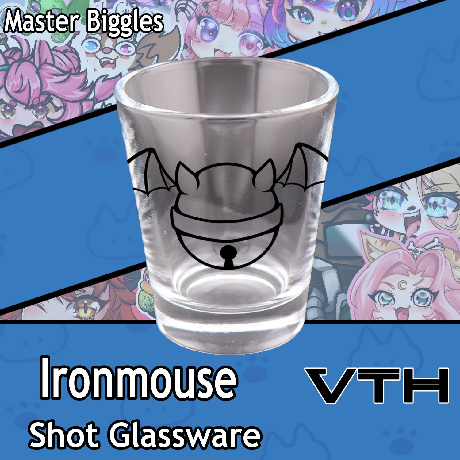 Ironmouse Bell Shot Glass - Master Biggles