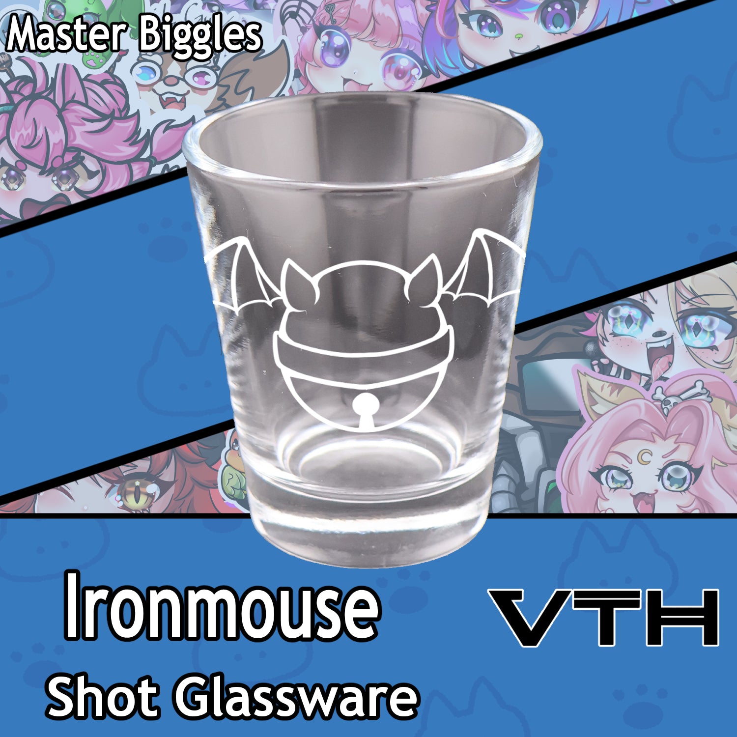 Ironmouse Bell Shot Glass - Master Biggles