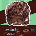 JavaJojo Bitter Sweet Chocolate Sticker