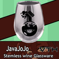 JavaJojo Brewmaster Stemless Wine Glass
