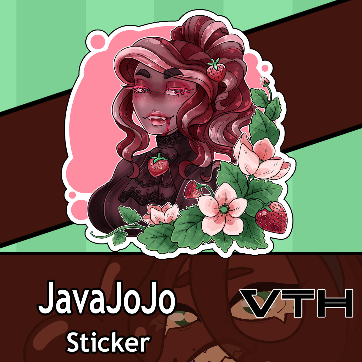 JavaJojo Berry Sweet Sticker