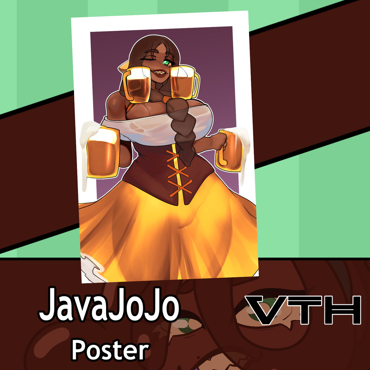 JavaJojo Booze Babe Poster