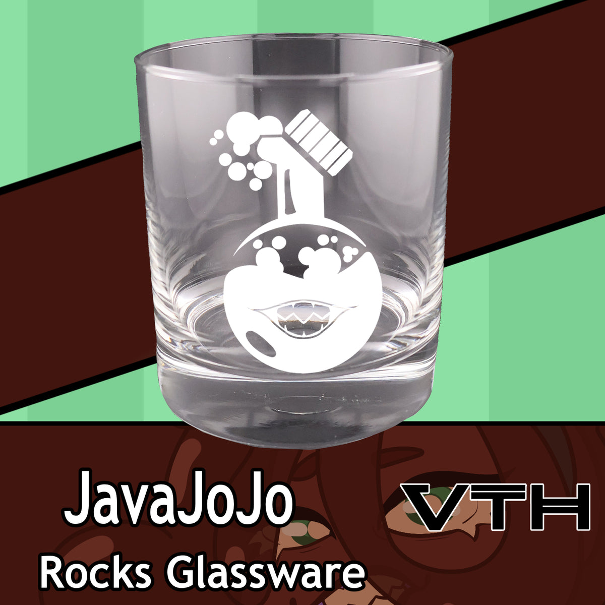 JavaJojo Brewmaster Rocks Glassware