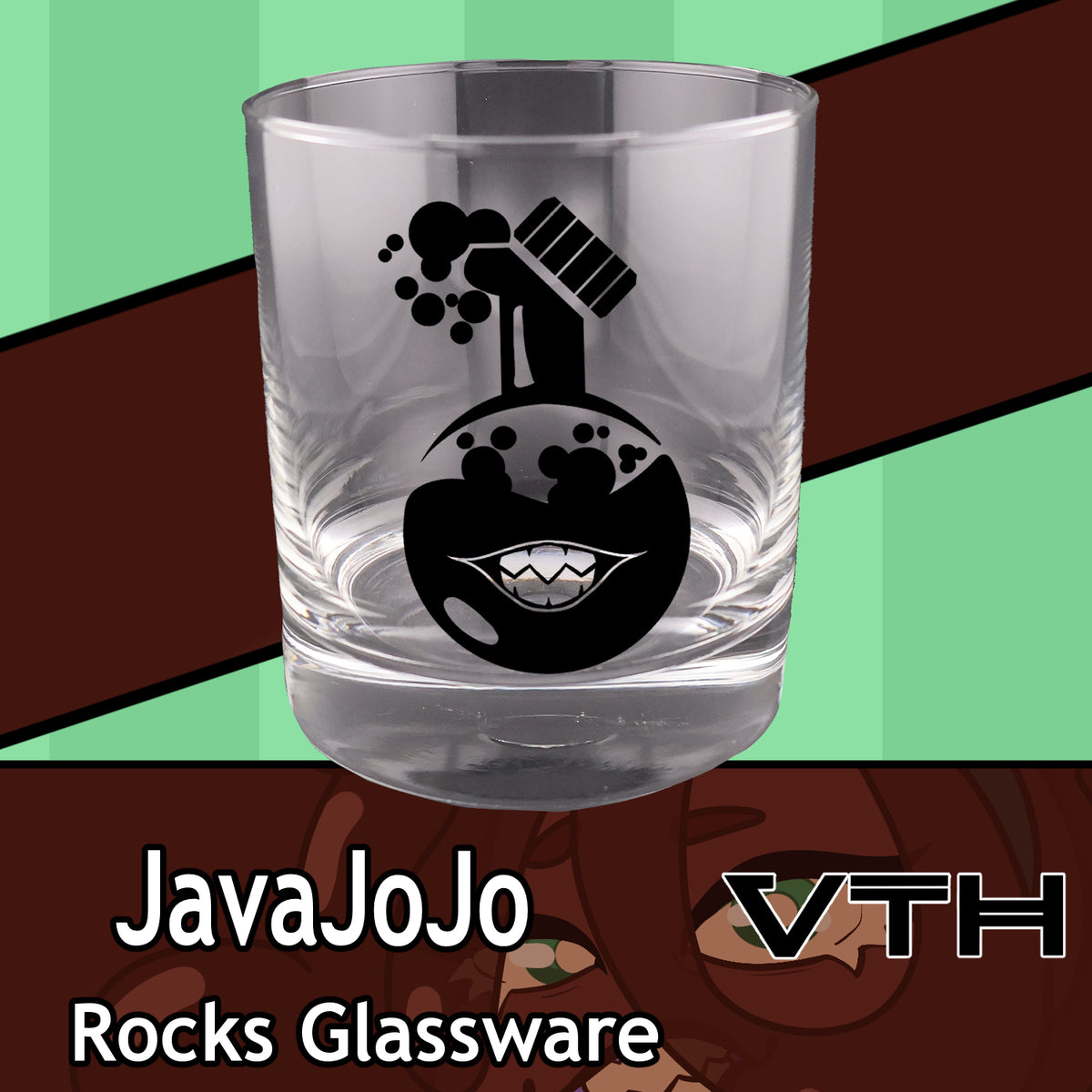 JavaJojo Brewmaster Rocks Glassware