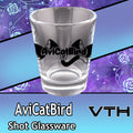 AviCatBird Logo Shot Glass