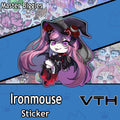 Ironmouse Witch Sticker - Master Biggles