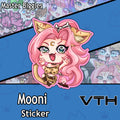 Chibi Cave Girl Mooni Sticker - Master Biggles