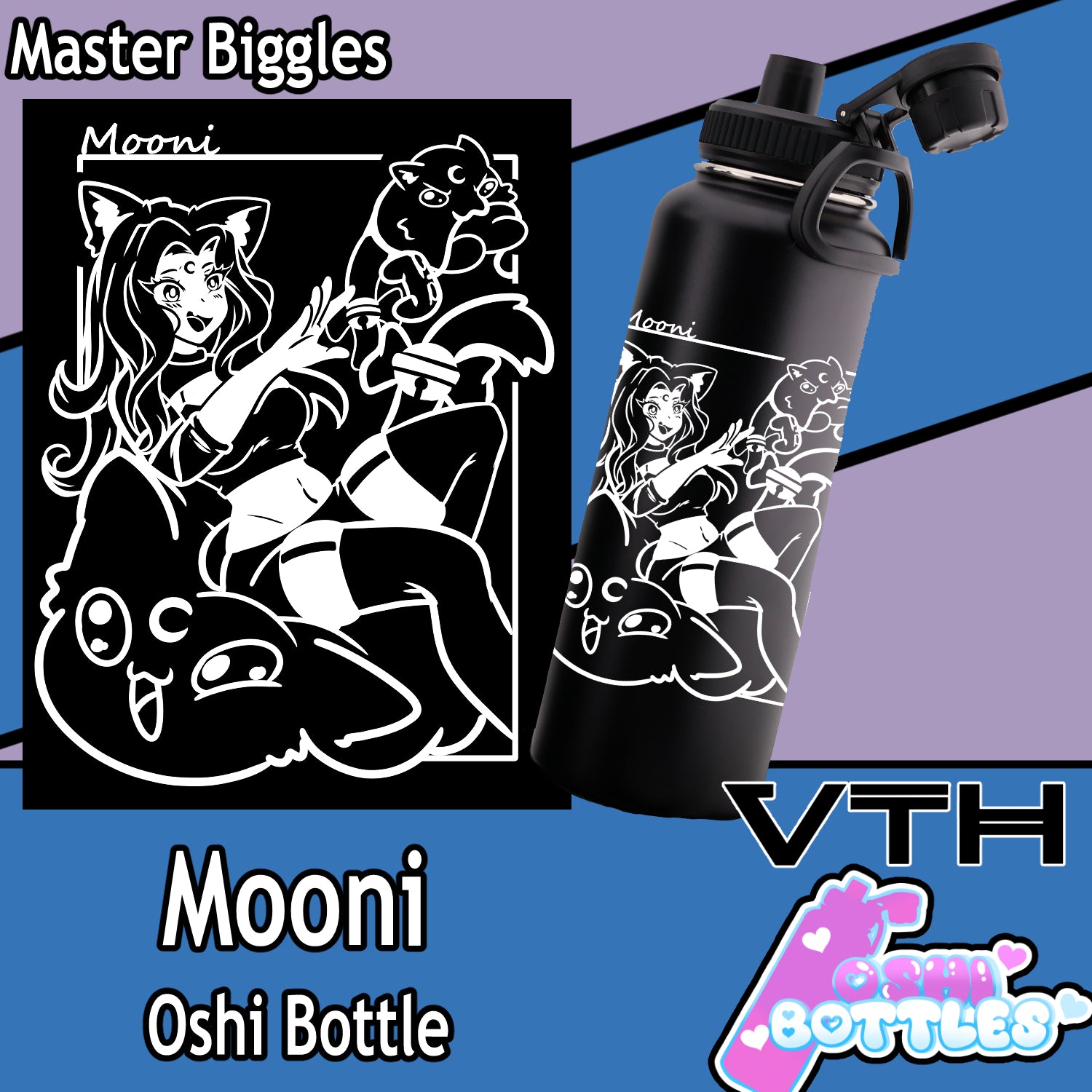 Sailor Mooni Oshi Bottle - Master Biggles
