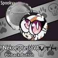 NekoEspressoVA Pinback Button - Spooky
