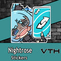 Nightrose UNO Reverse Sticker