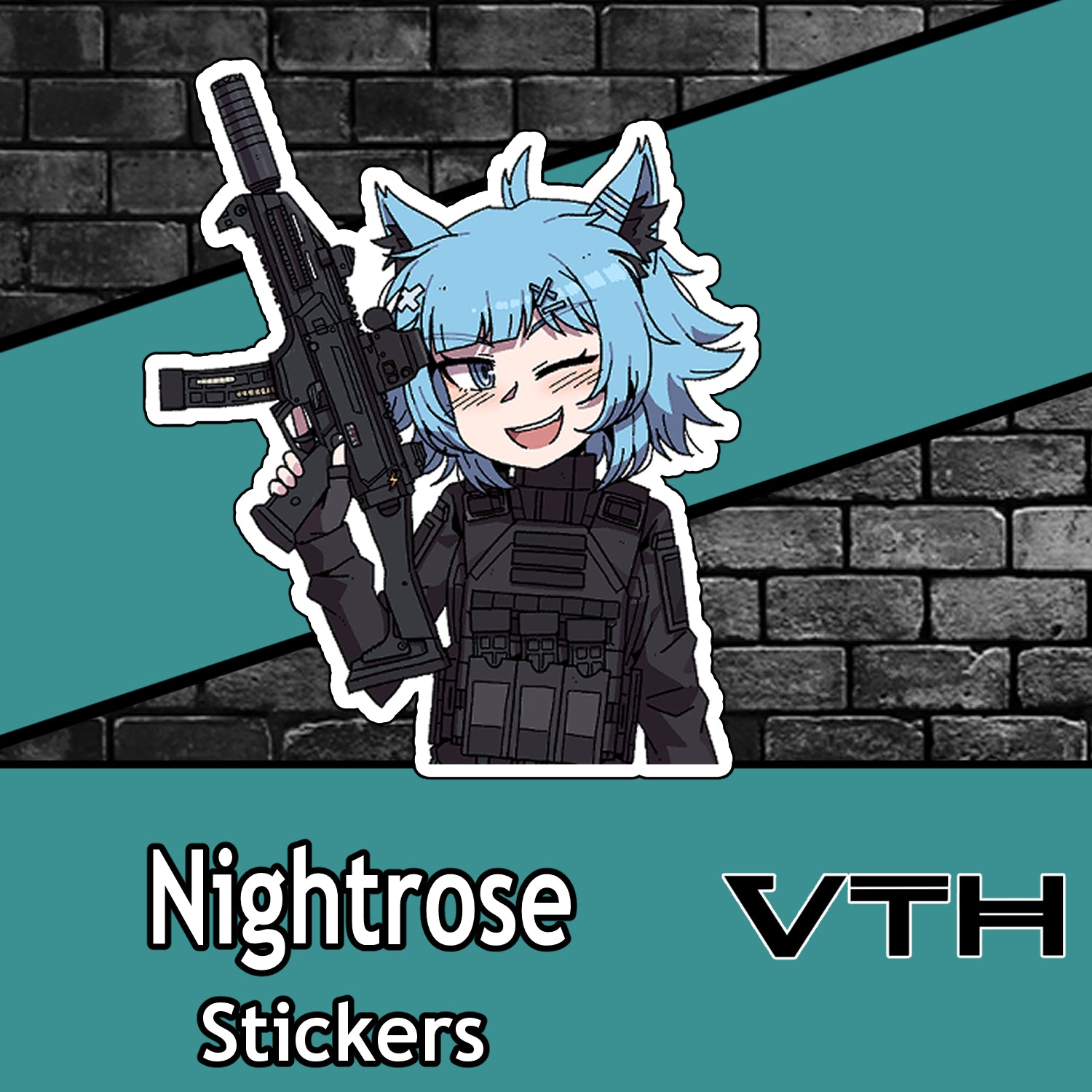 Nightrose Sticker
