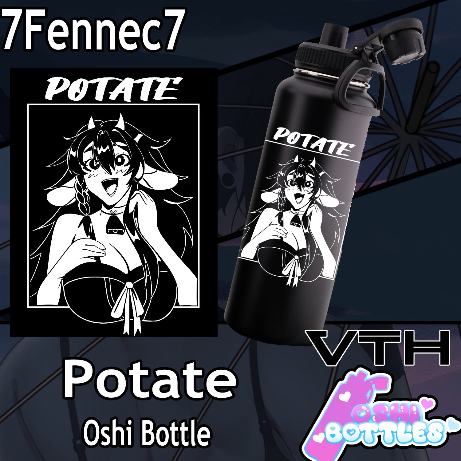 Potate Oshi Bottle - 7Fennec7