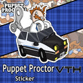 Puppet Proctor Gas, Gas, Gas Sticker