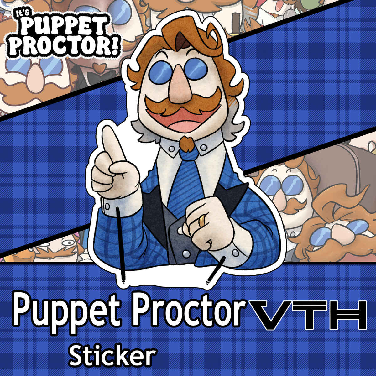 Puppet Proctor Sticker