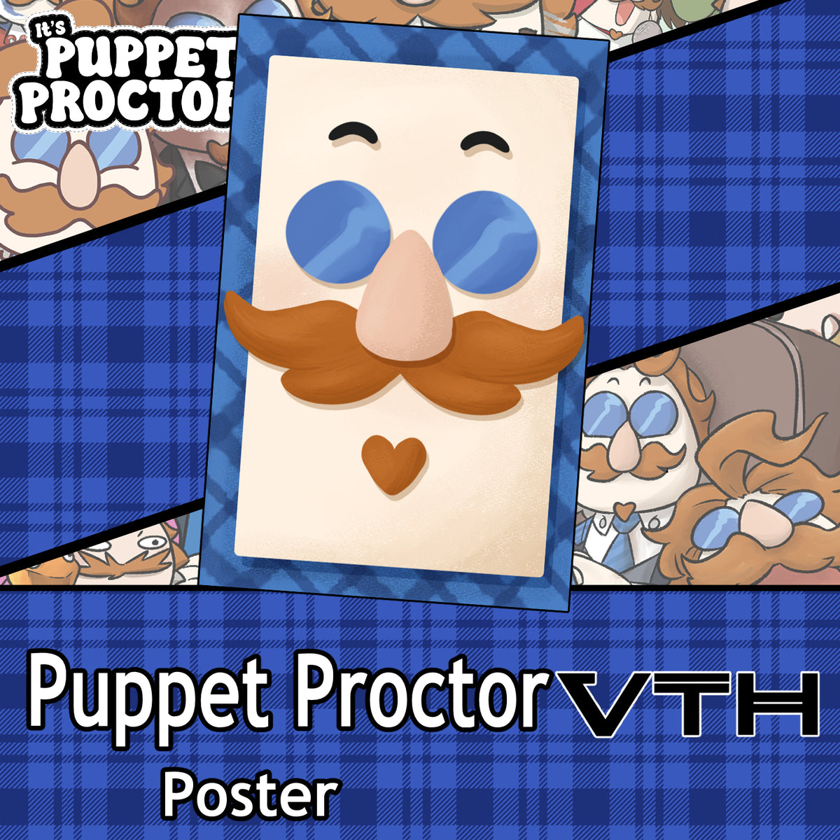 Puppet Proctor Face Poster