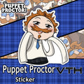Puppet Proctor Handlad Sticker