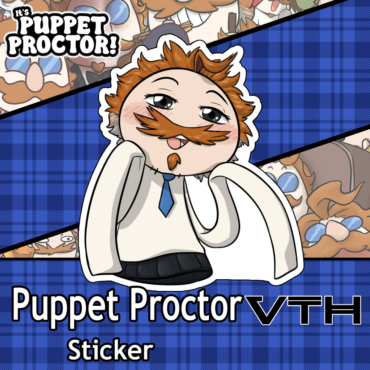 Puppet Proctor Handlad Sticker