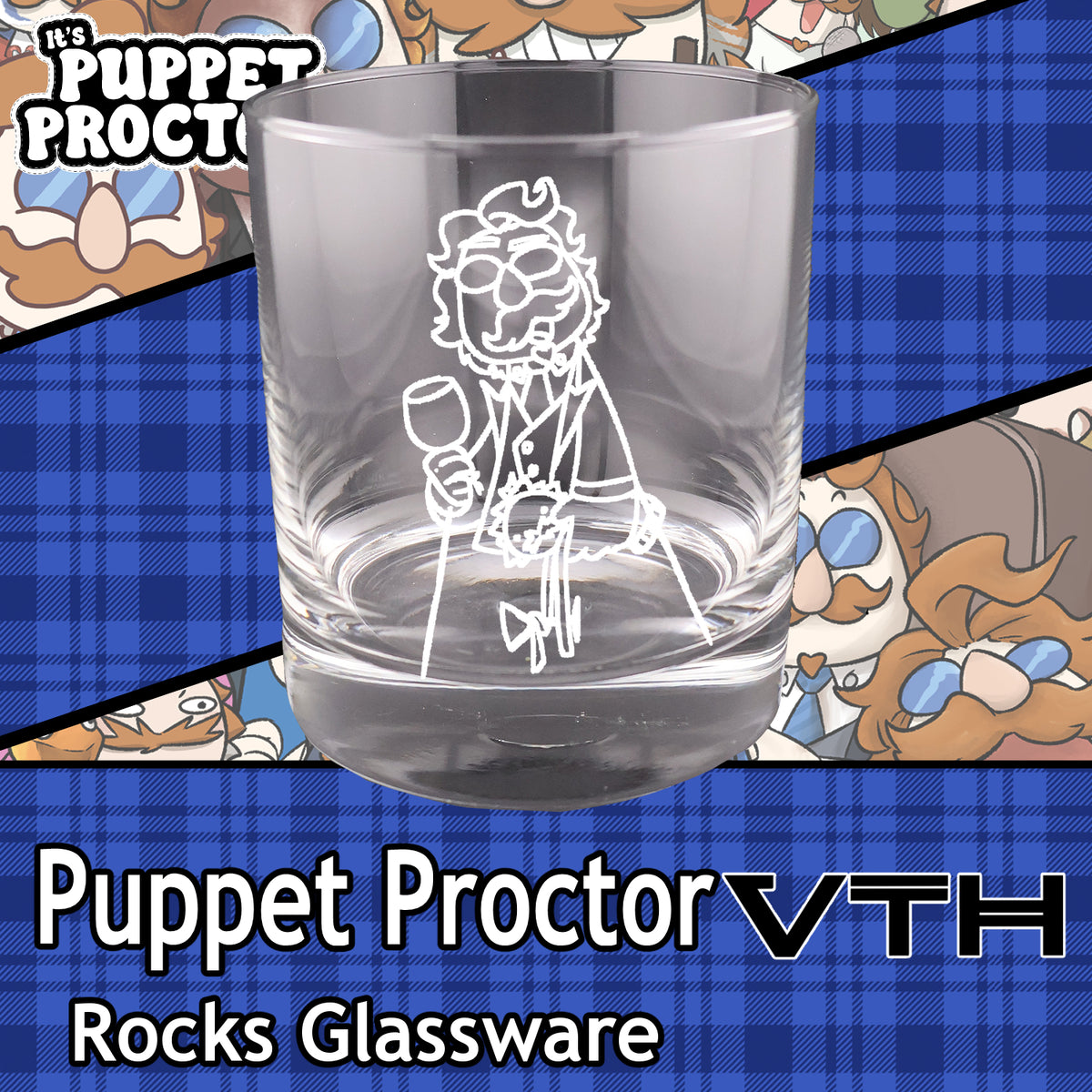 Puppet Proctor Sloshed Rocks Glass