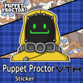 Puppet Proctor Staffer Sticker
