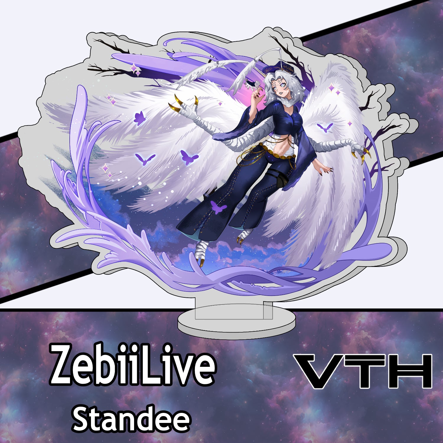 ZebiiLive Space Cowgirl Standee