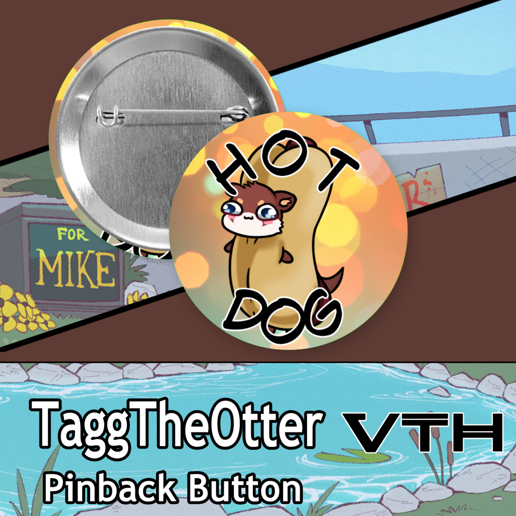 Tagg The Otter Pinback Buttons