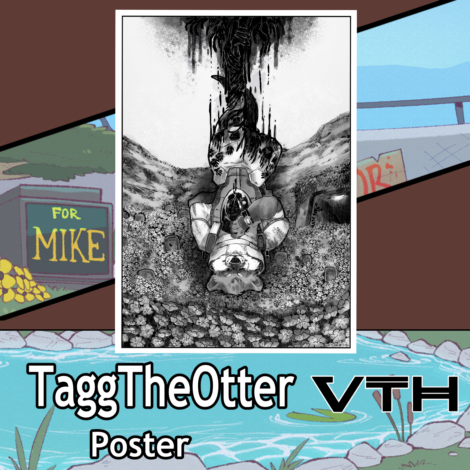 Tagg The Otter Rememberance Poster