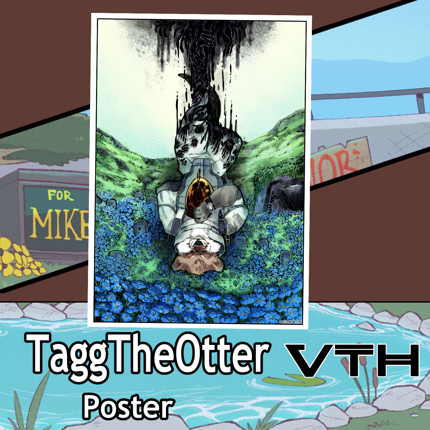Tagg The Otter Rememberance Poster