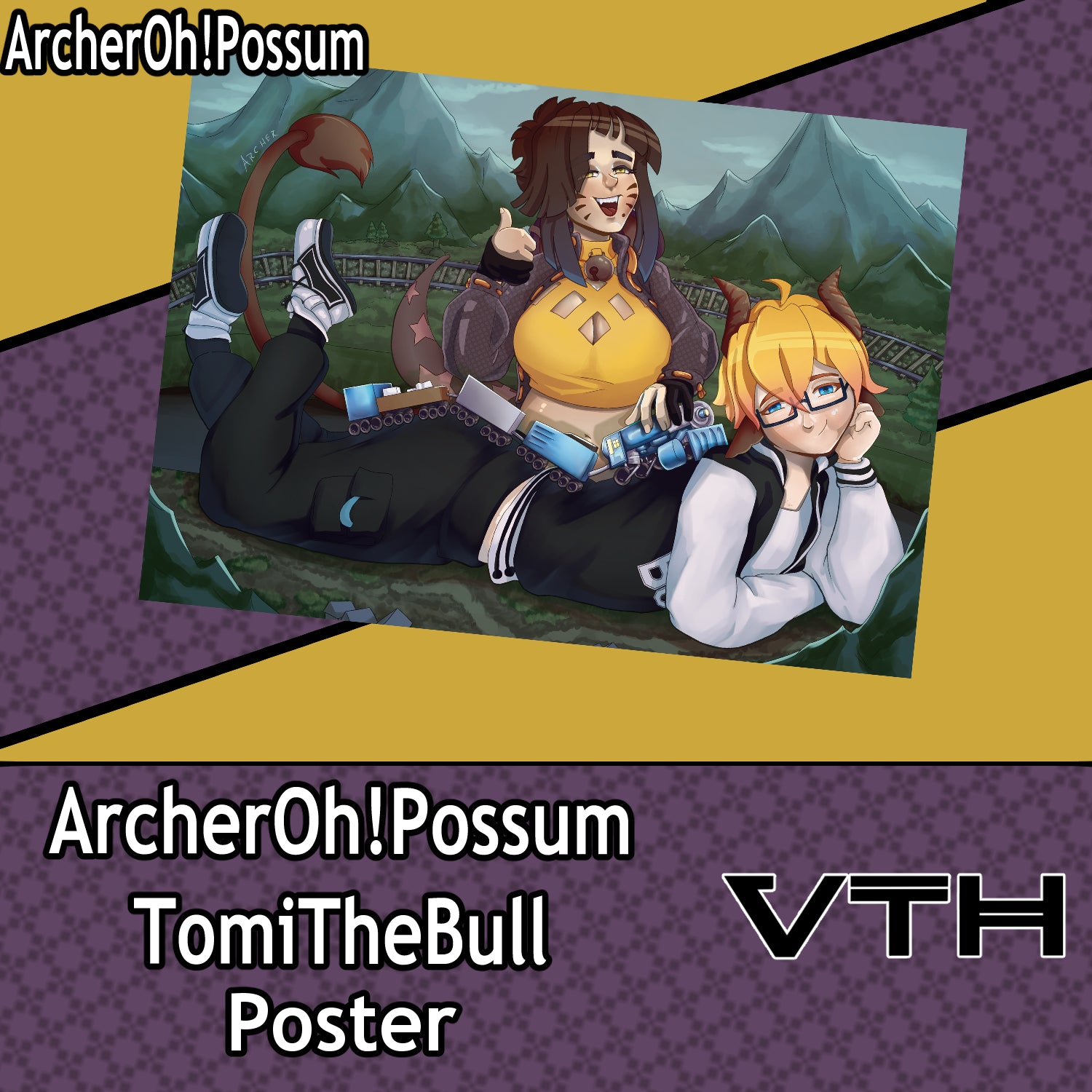 Run A Train Poster - ArcherOhPossum