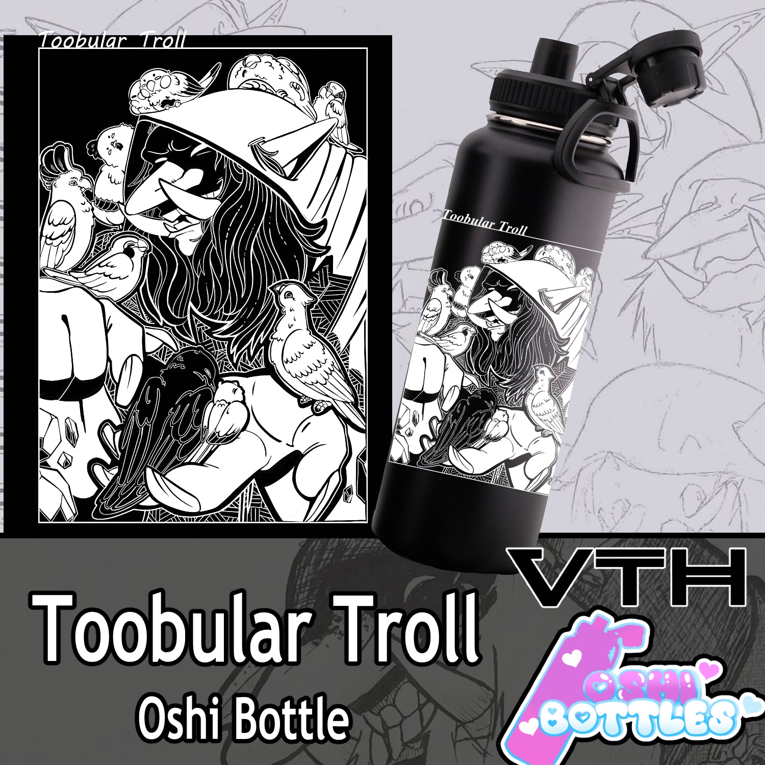 Toobular Troll Oshi Bottle