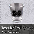 Toobular Troll Teeth Logo Shot Glass