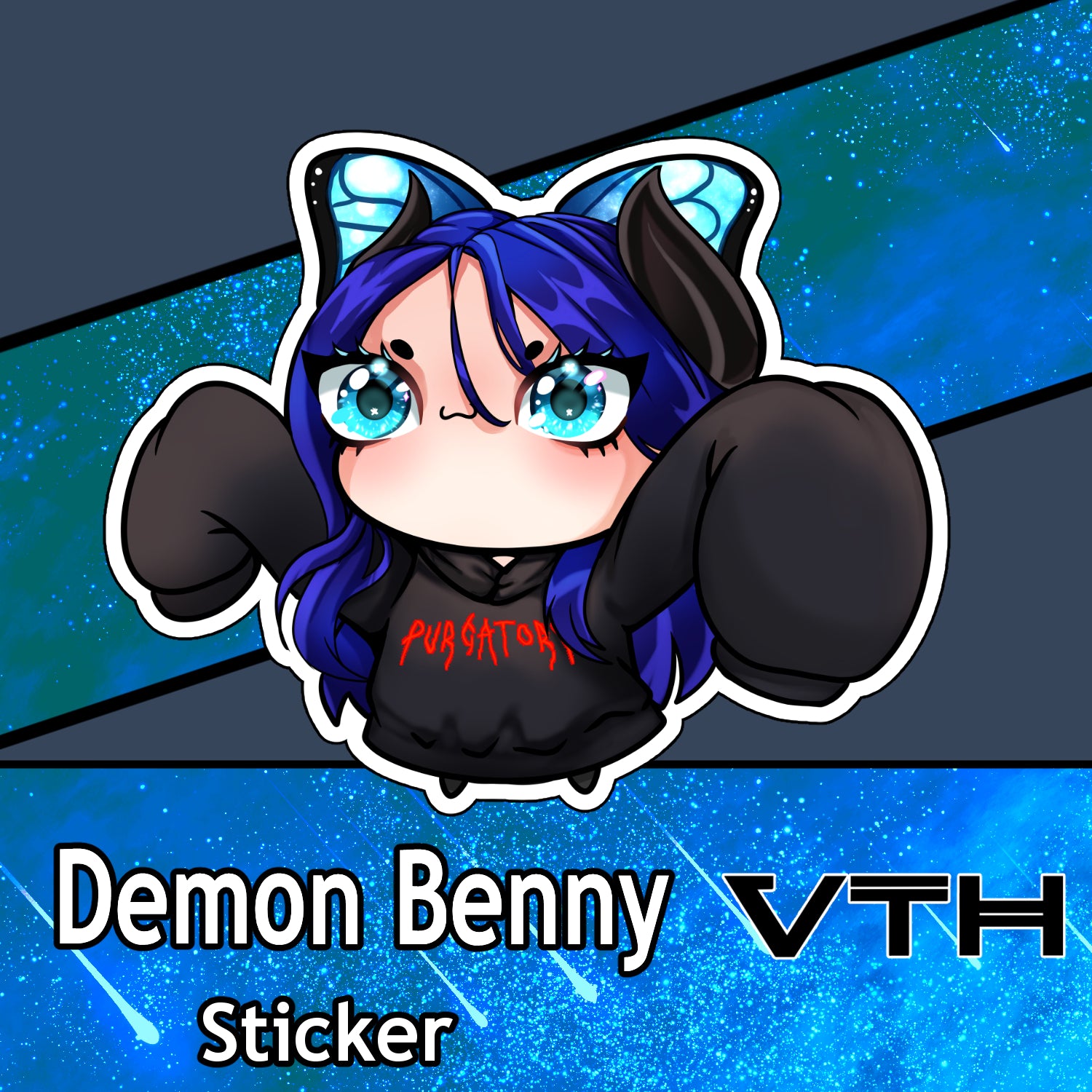 DemonBenny Uppies Sticker