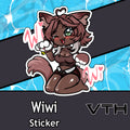 Wiwi Kitty Sticker