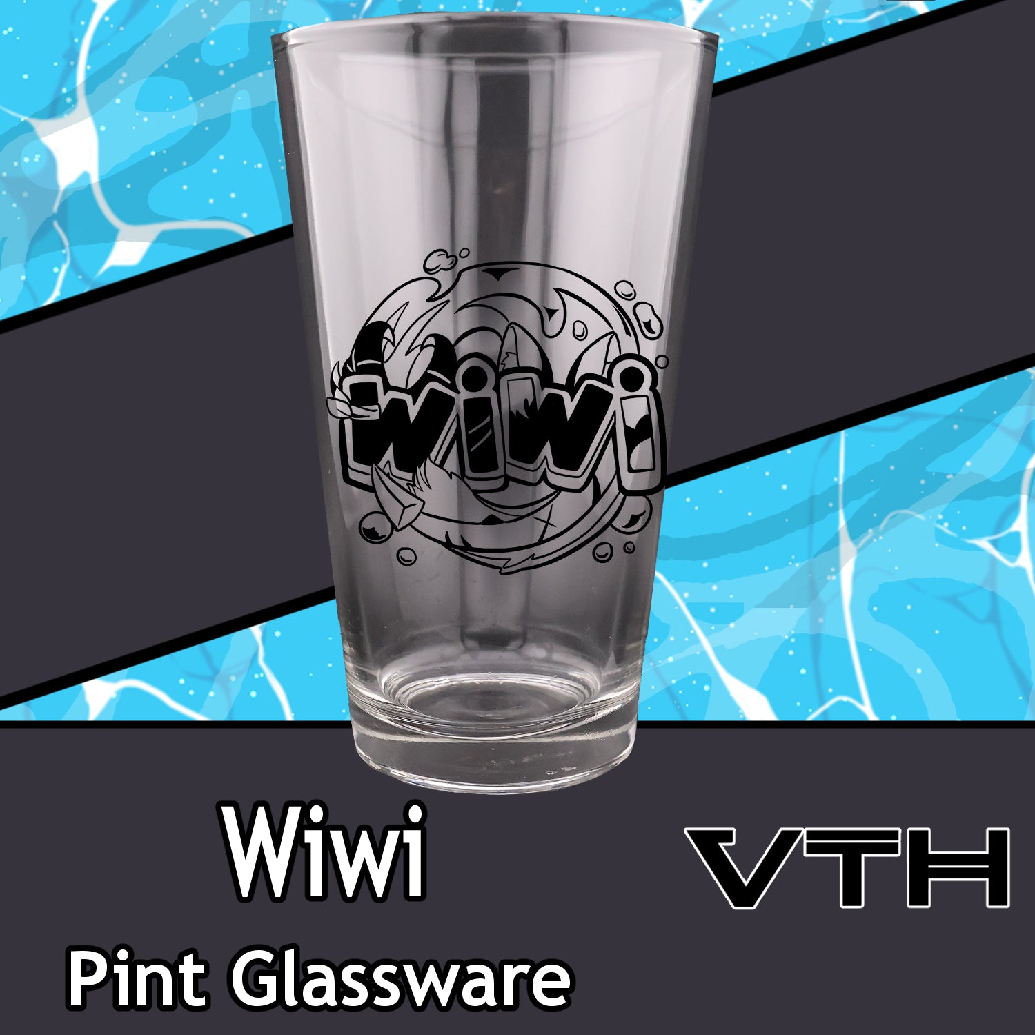 Wiwi Logo Pint Glass