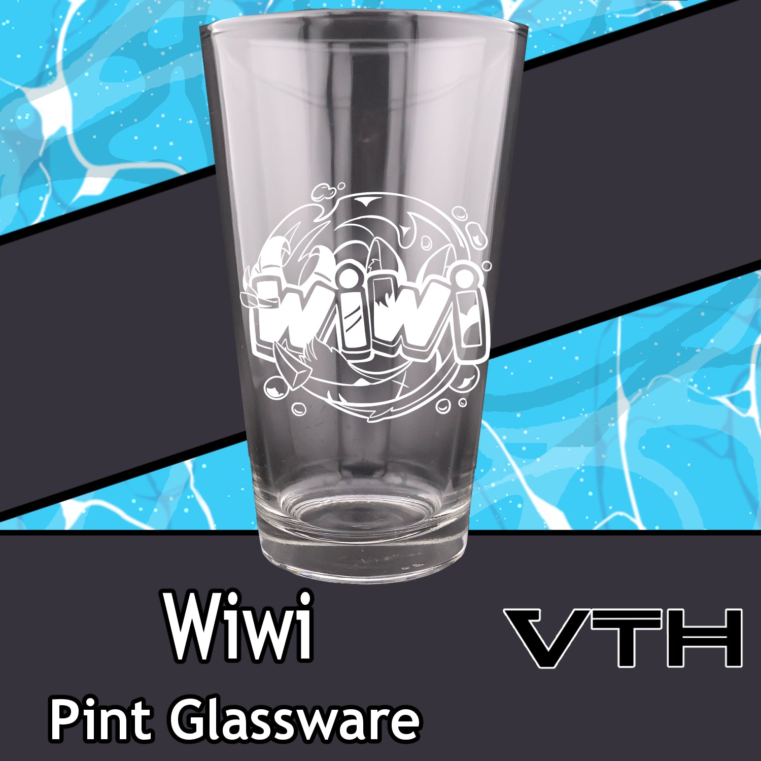 Wiwi Logo Pint Glass