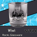 Wiwi Logo Rock Glass