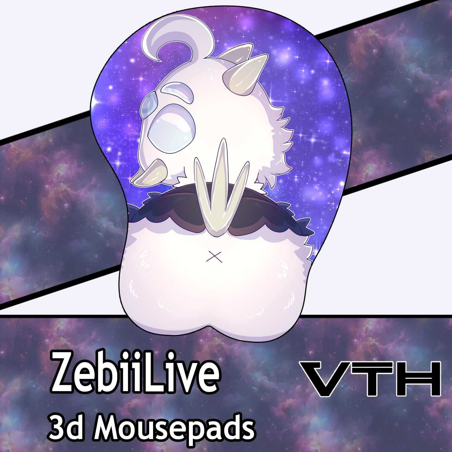 ZebiiLive Giyo's Floof 3D Mousepad