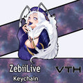 ZebiiLive Delight Keychain