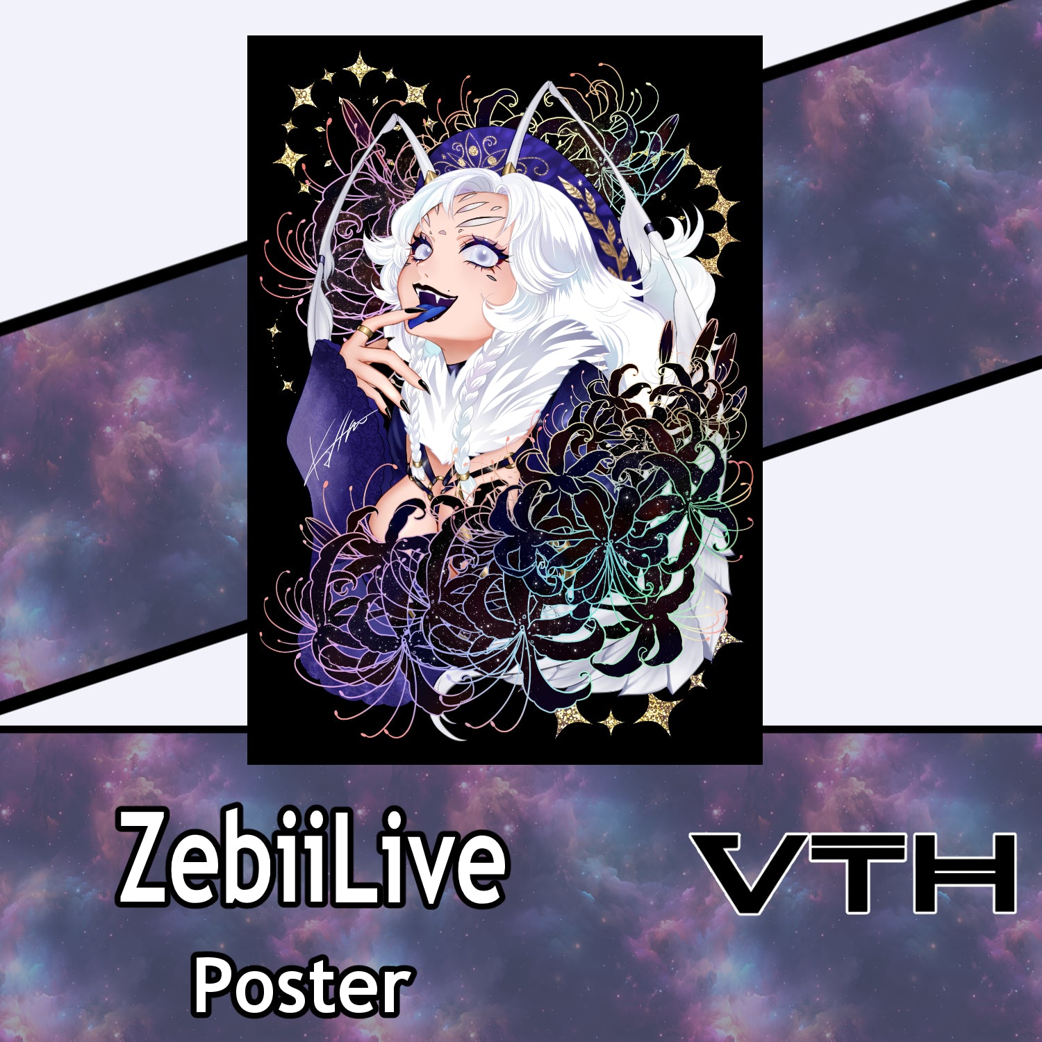 ZebiiLive Floral Delight Poster