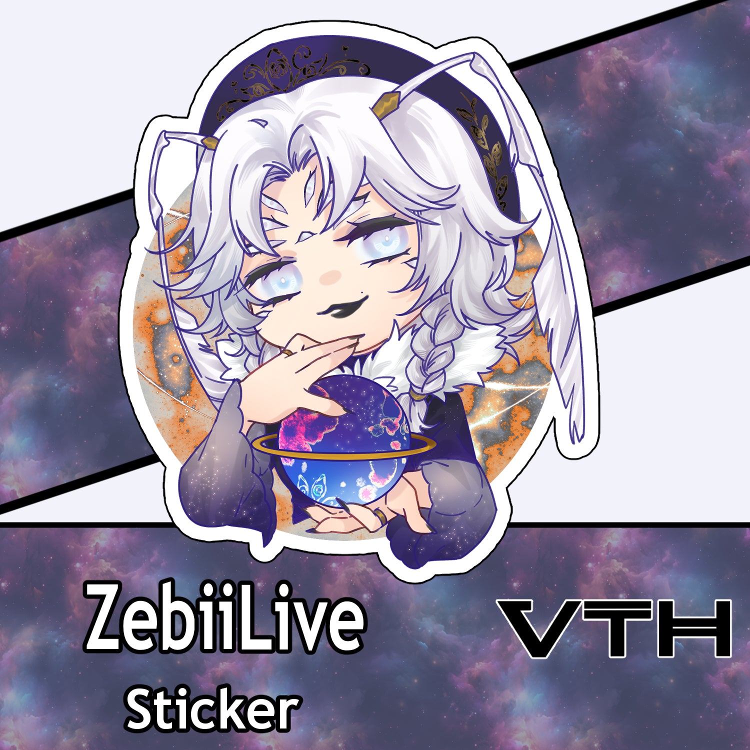 ZebiiLive Za Worldo Sticker