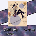 ZebiiLive Vintage Poster