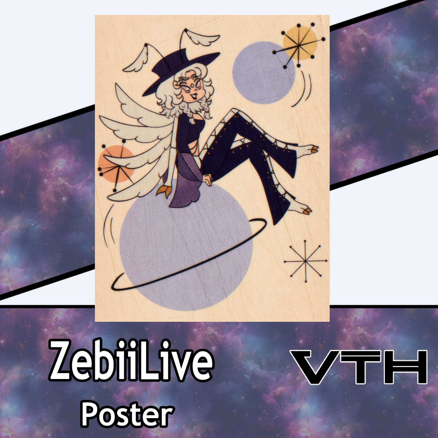 ZebiiLive Vintage Poster